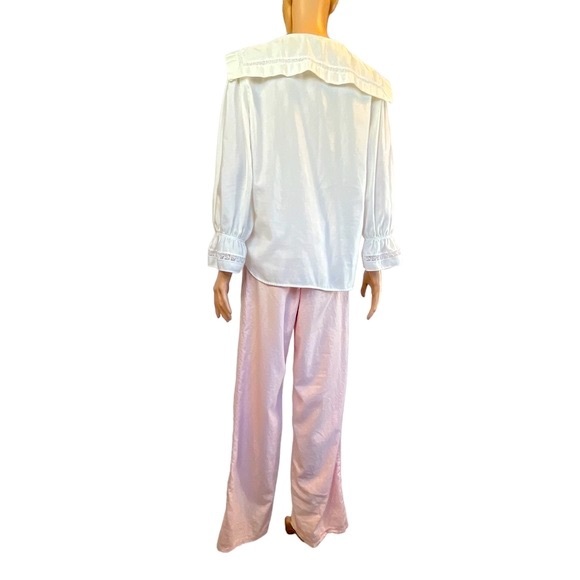 Vintage Derek Heart Pajama Lounge “Initialed S” Pants |L - Picture 13 of 16